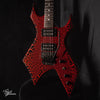 BC Rich x Stranger Things 'Eddie's Guitar' Warlock Red Crackle 2022