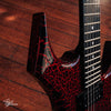 BC Rich x Stranger Things 'Eddie's Guitar' Warlock Red Crackle 2022