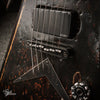 Dean Guitars Razorback X Leadbetter Rabid Dog Relic Melted Black Battle Relic 2022