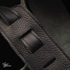 Franklin 2.5" Glove Leather Guitar Strap - Black/Black