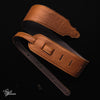 Franklin 3" Purist Leather Guitar Strap - Caramel