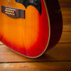 Yamaha FG412SB 12-String Dreadnought Acoustic Cherry Sunburst 1978
