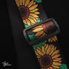 Levy's Suede Harmony Polyester Guitar Strap - Sunflower