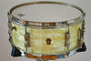 Used Ludwig Pioneer Snare Drum White Marine Pearl 1961-63