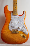 Used Fender Stratocaster Limited Edition Orange Quilt Maple