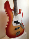 Used Fender Aerodyne Jazz Bass Fireglo
