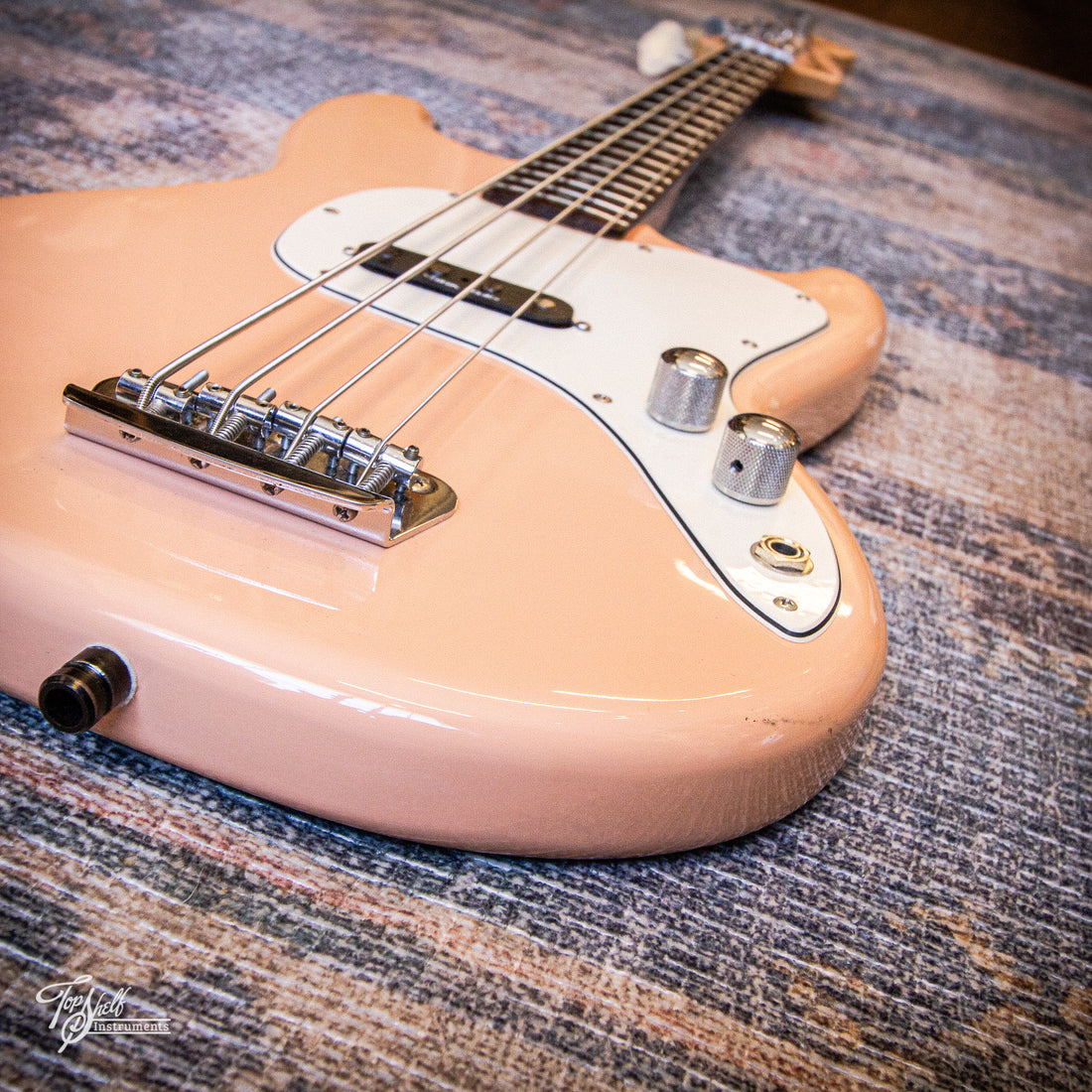 Squier Vista Series Musicmaster Bass Shell Pink 1997