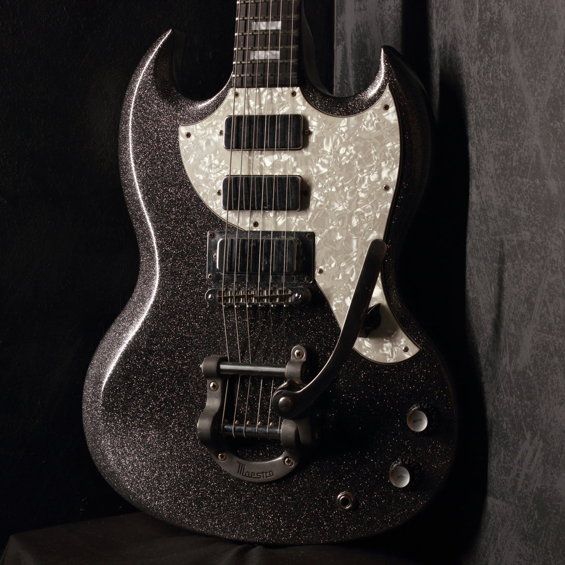 Gibson SG Deluxe Charcoal Glass Glitter 1999