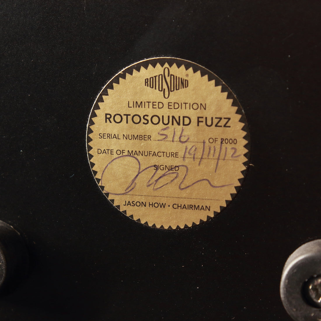 RotoSound RFB1 Fuzz Reissue Pedal