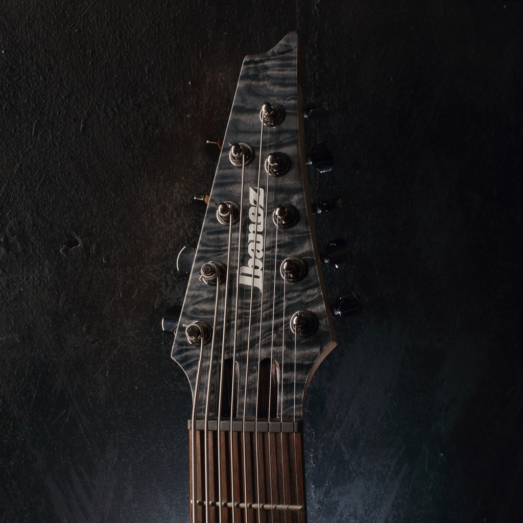 Ibanez RG9QM 9-String Black Ice 2015