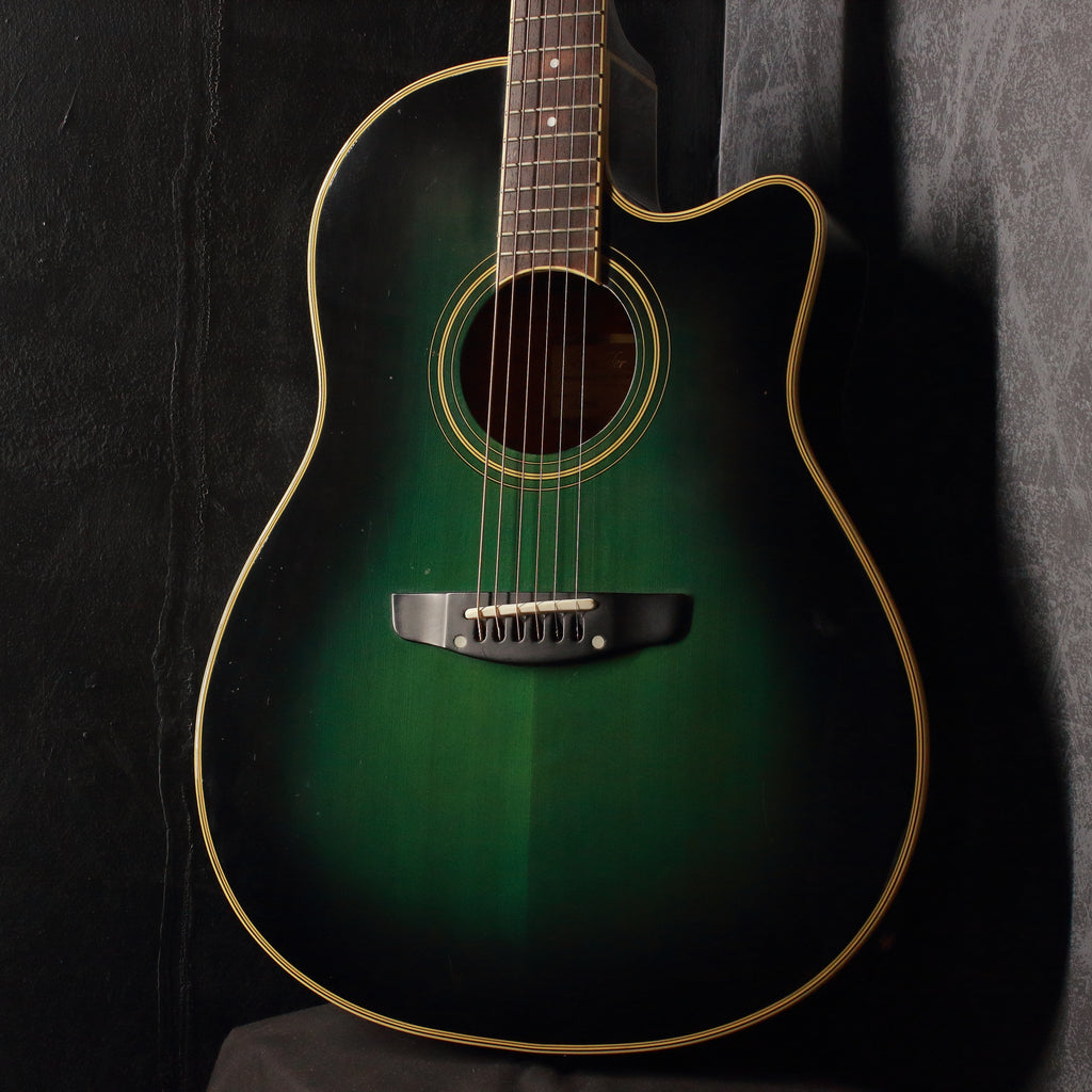 Rumbler by Morris MR-1 Thinline Green Burst Acoustic/Electric 1993