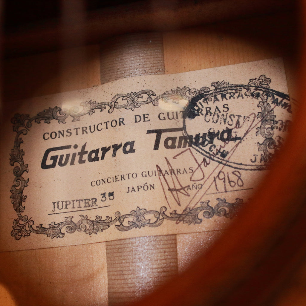 Guitarra Tamura Jupiter 35 Classical Acoustic 1968