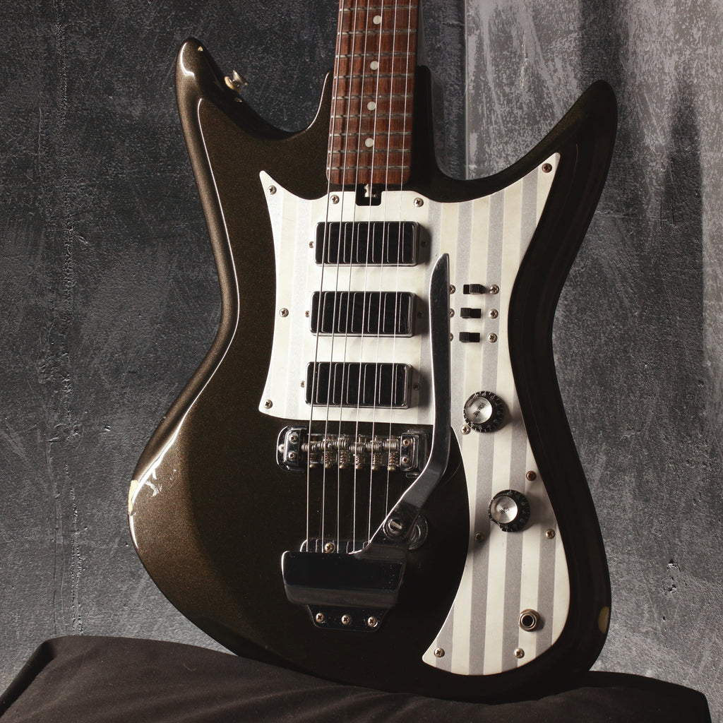 Teisco K-56 Sharkfin Charcoal Frost 1999