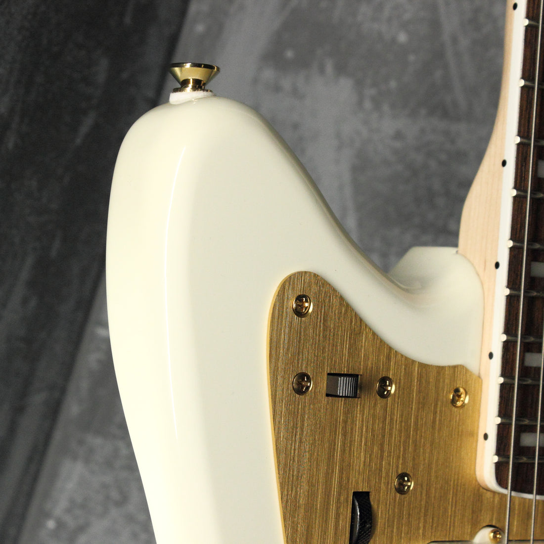 Squier 40th Anniversary Gold Edition Jazzmaster Olympic White 2022