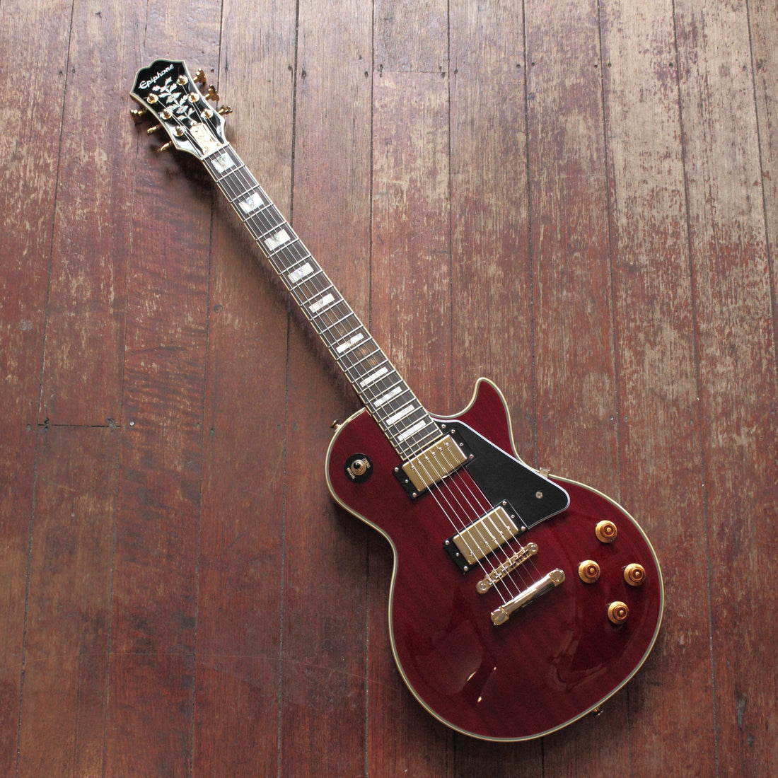 Epiphone Les Paul Custom Pro 100th Anniversary Wine Red 2016