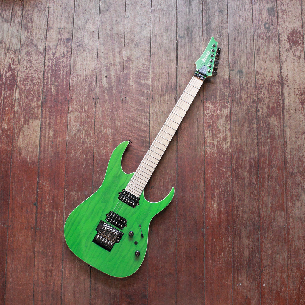 Ibanez Prestige RGR5220M Transparent Fluorescent Green 2019