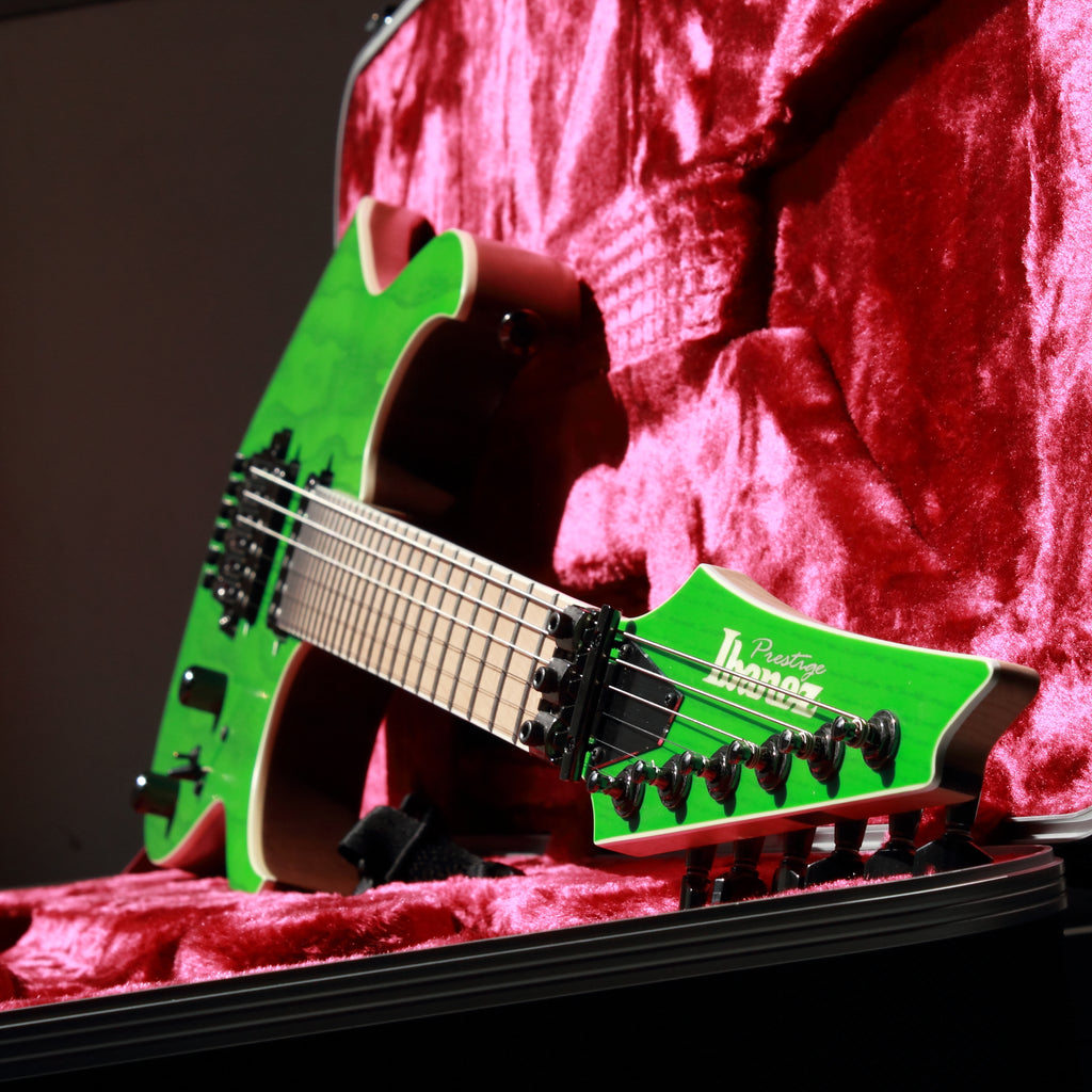 Ibanez Prestige RGR5220M Transparent Fluorescent Green 2019