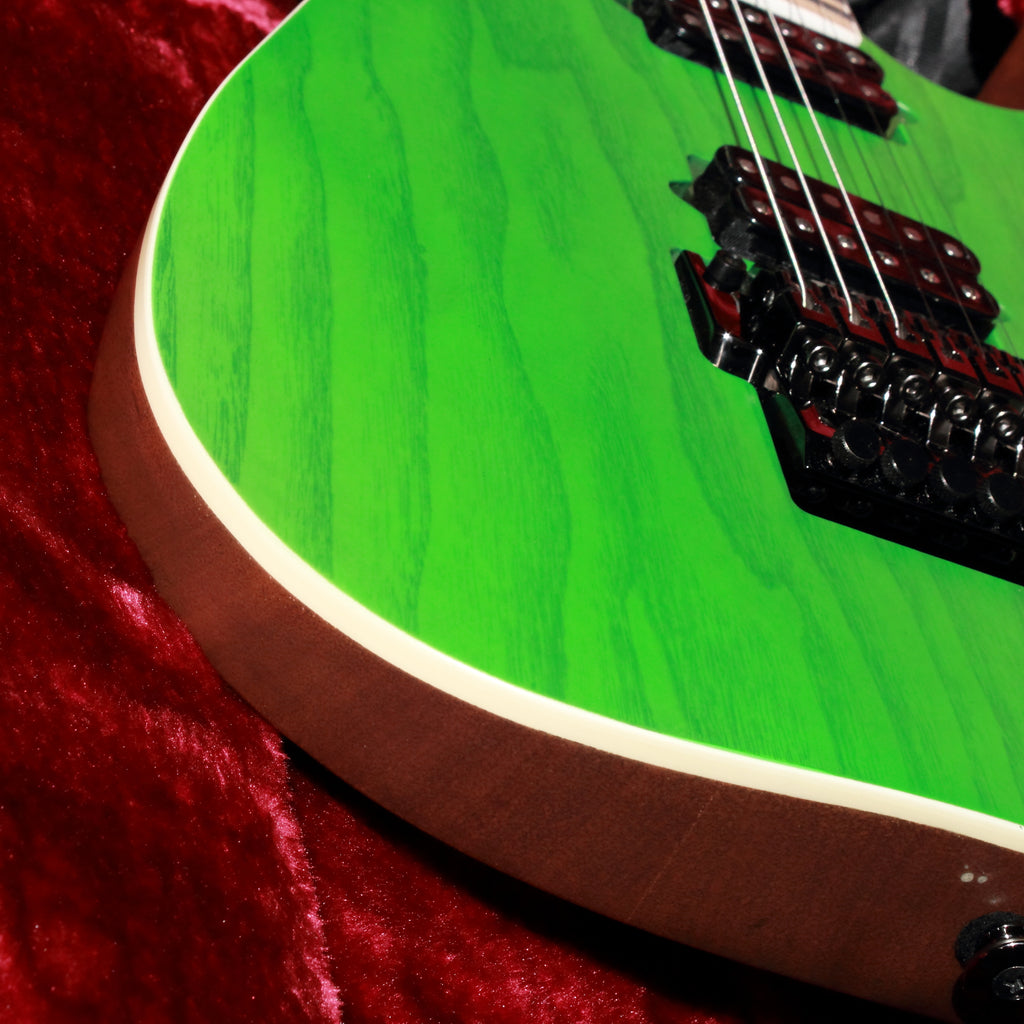 Ibanez Prestige RGR5220M Transparent Fluorescent Green 2019