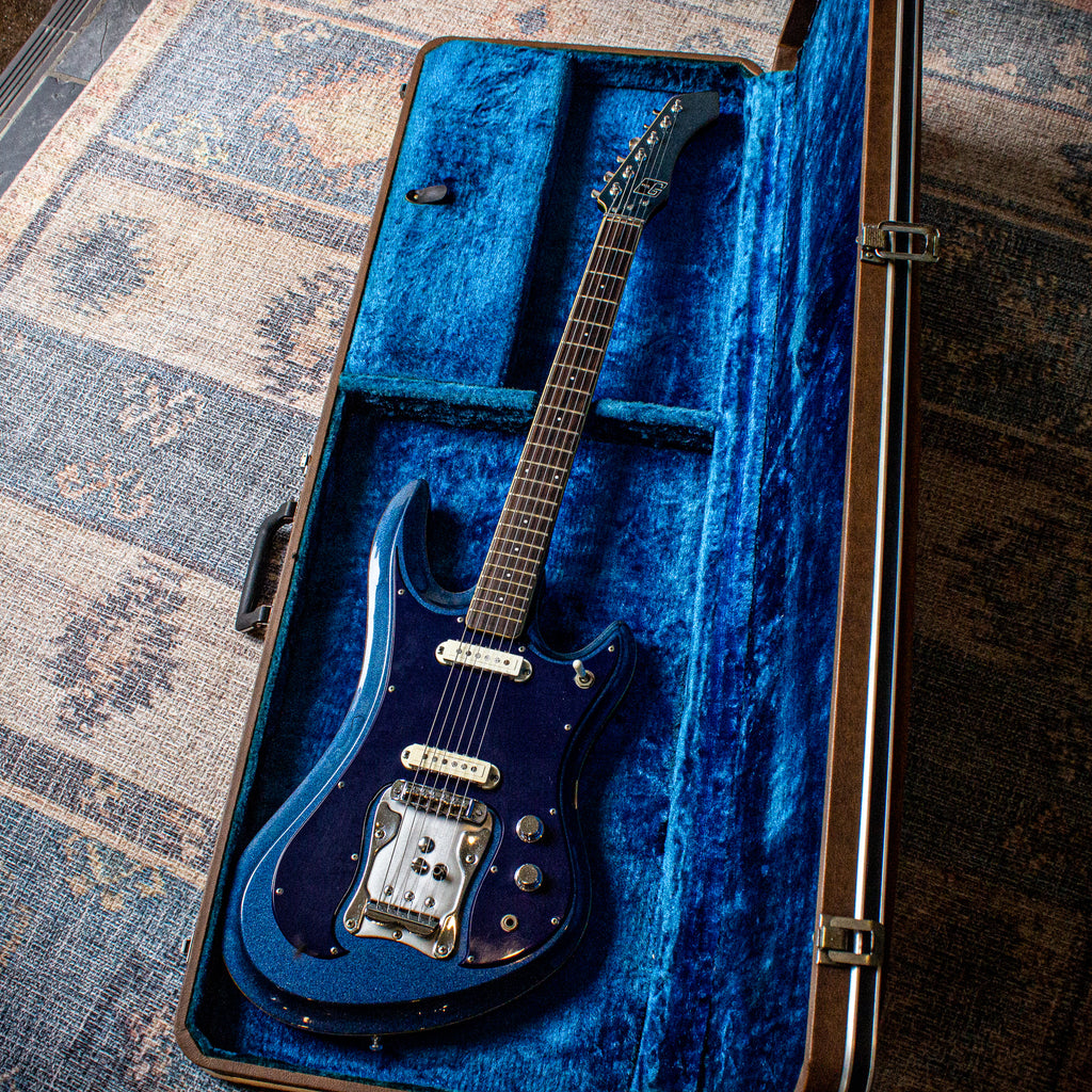 Guyatone LG-350T Sharp 5 Blue Sparkle 1968