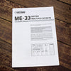 Boss ME-33 Guitar Multiple Effects Pedal