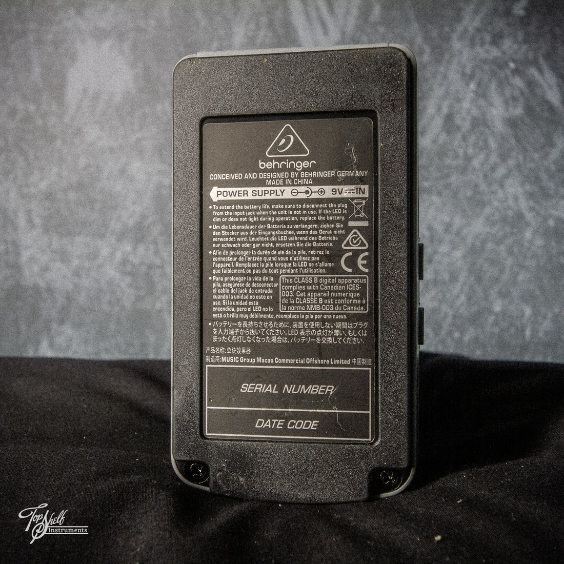 Behringer VD400 Vintage Delay Pedal