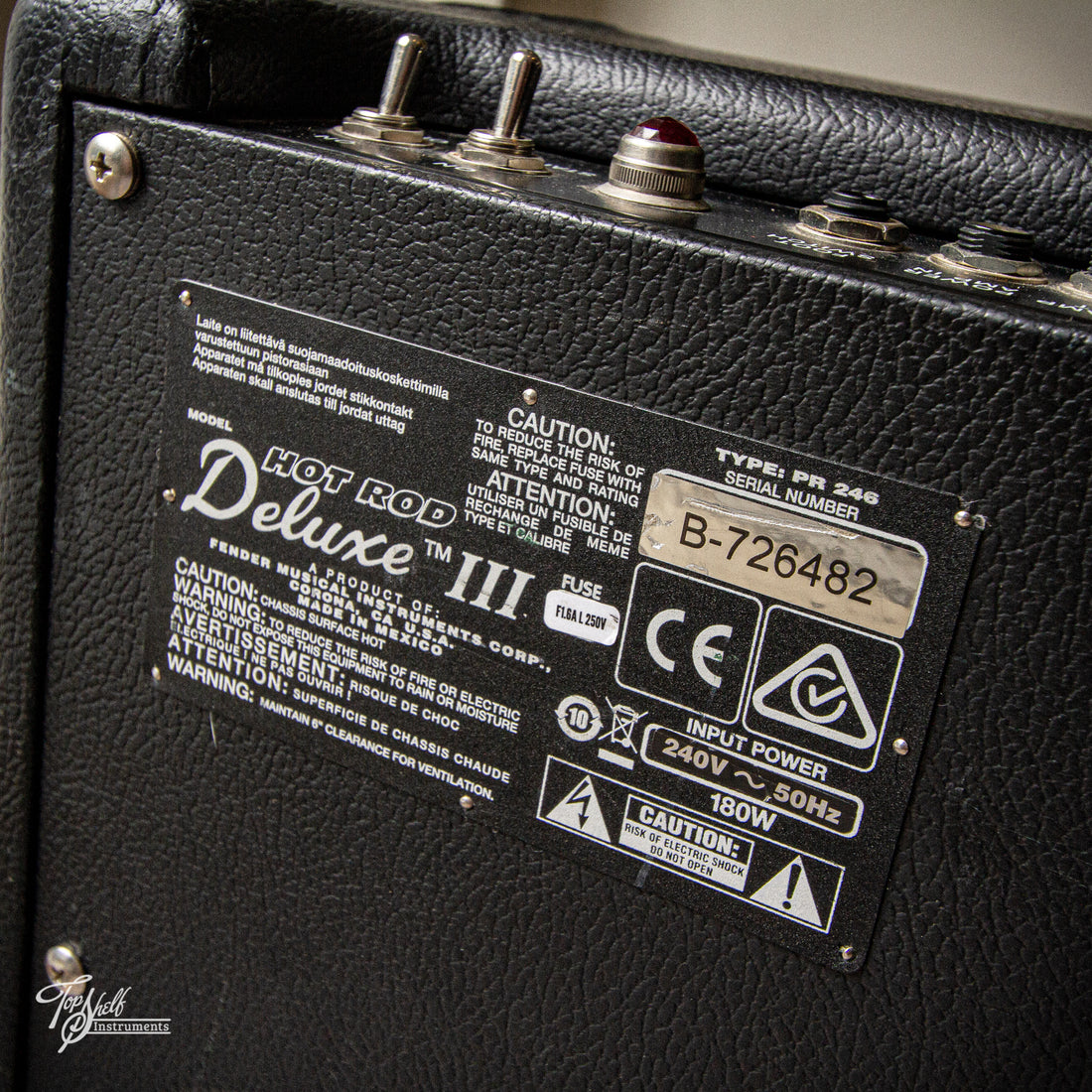 Fender Hot Rod Deluxe III 40W 1x12" Guitar Combo Amp