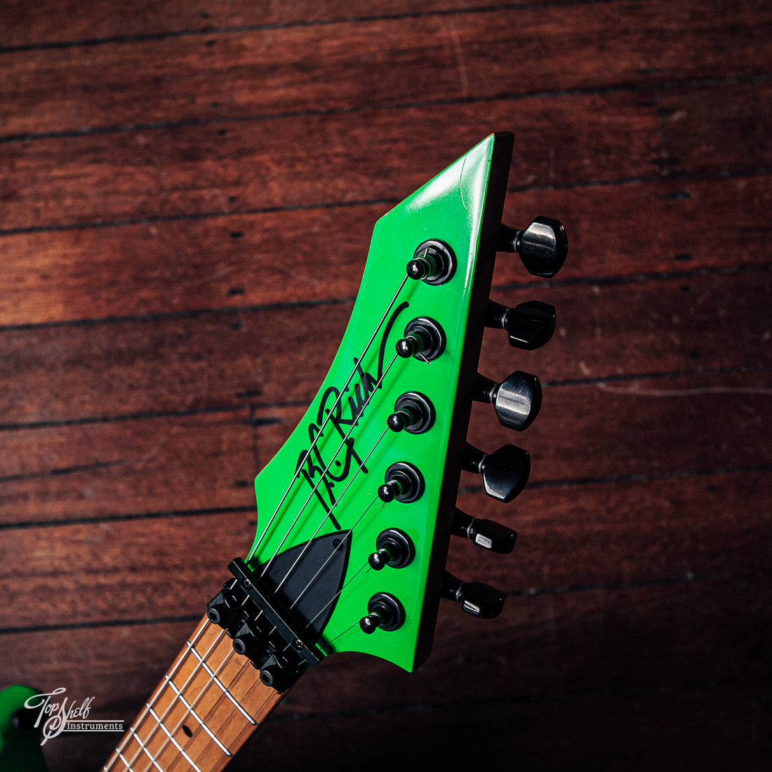 B.C. Rich NJ Series Gunslinger GS-MR851 DeVille Green 1990