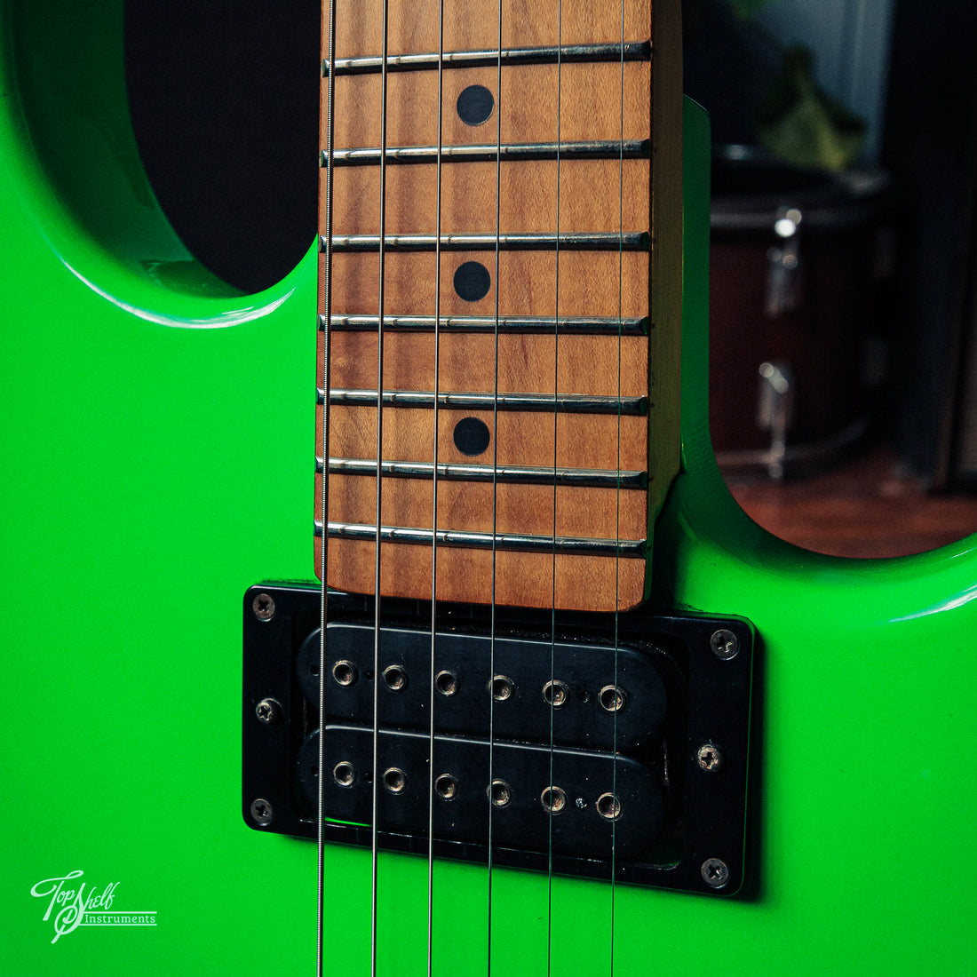 B.C. Rich NJ Series Gunslinger GS-MR851 DeVille Green 1990