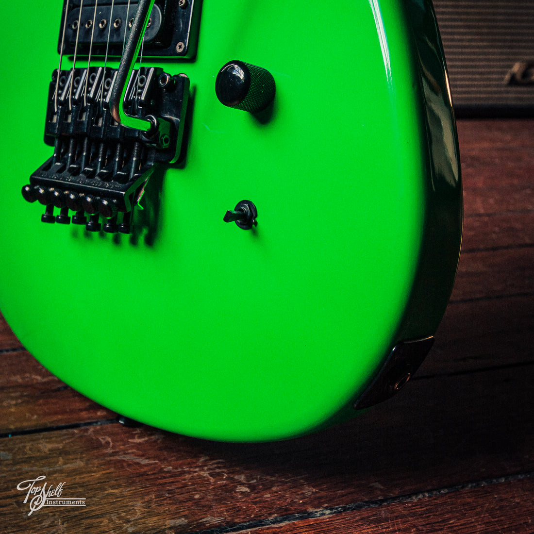 B.C. Rich NJ Series Gunslinger GS-MR851 DeVille Green 1990