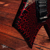 BC Rich x Stranger Things 'Eddie's Guitar' Warlock Red Crackle 2022