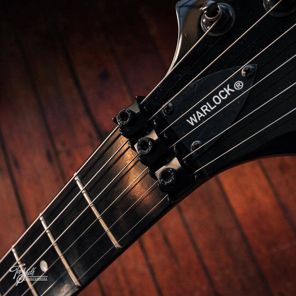 BC Rich x Stranger Things 'Eddie's Guitar' Warlock Red Crackle 2022