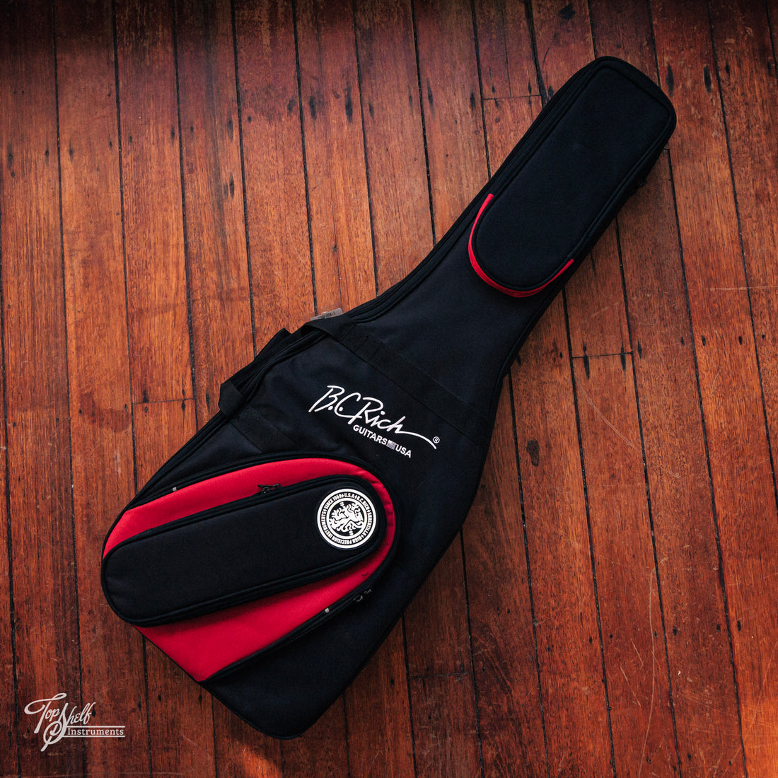 BC Rich x Stranger Things 'Eddie's Guitar' Warlock Red Crackle 2022