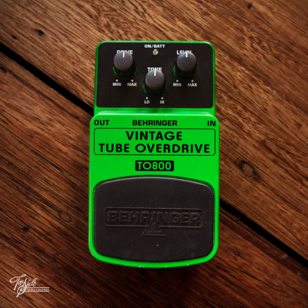 Behringer TO800 Vintage Tube Overdrive Pedal