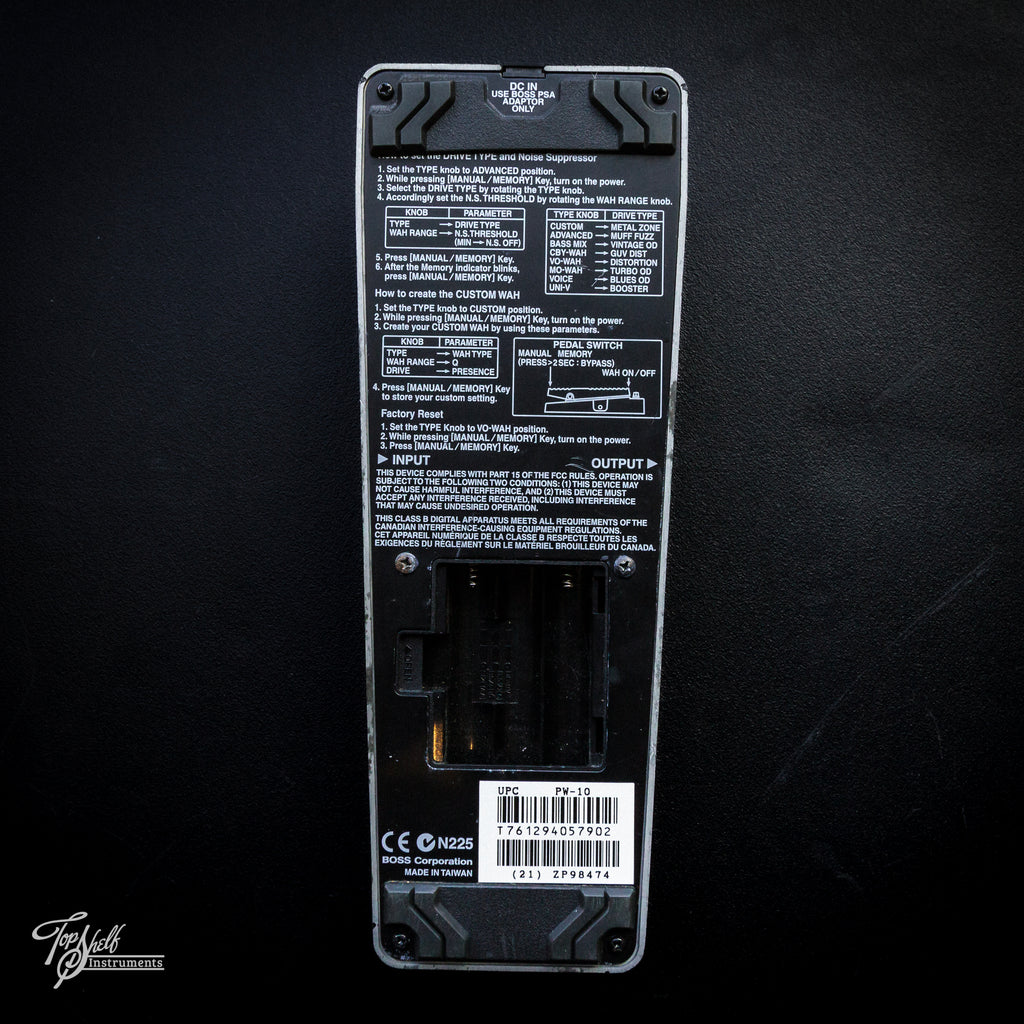 Boss PW-10 Power Wah Pedal