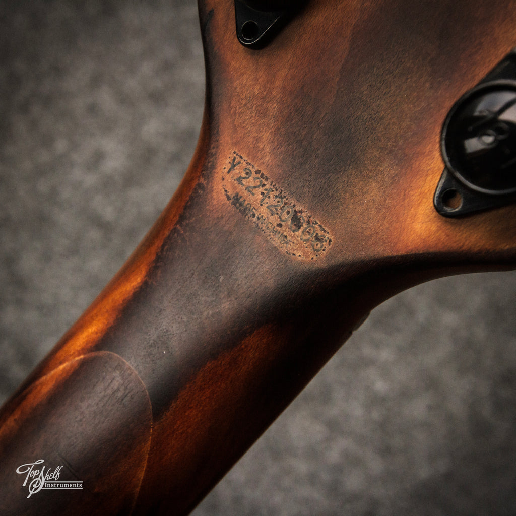 Dean Guitars Razorback X Leadbetter Rabid Dog Relic Melted Black Battle Relic 2022