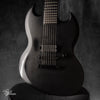 LTD Viper-7 Black Metal Baritone Black Satin 2018