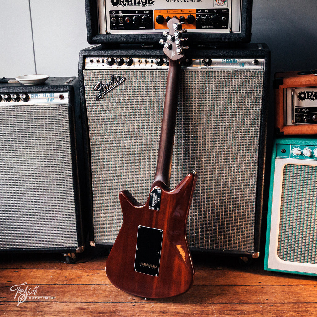 Ernie Ball Music Man Albert Lee HH Transparent Walnut 2018