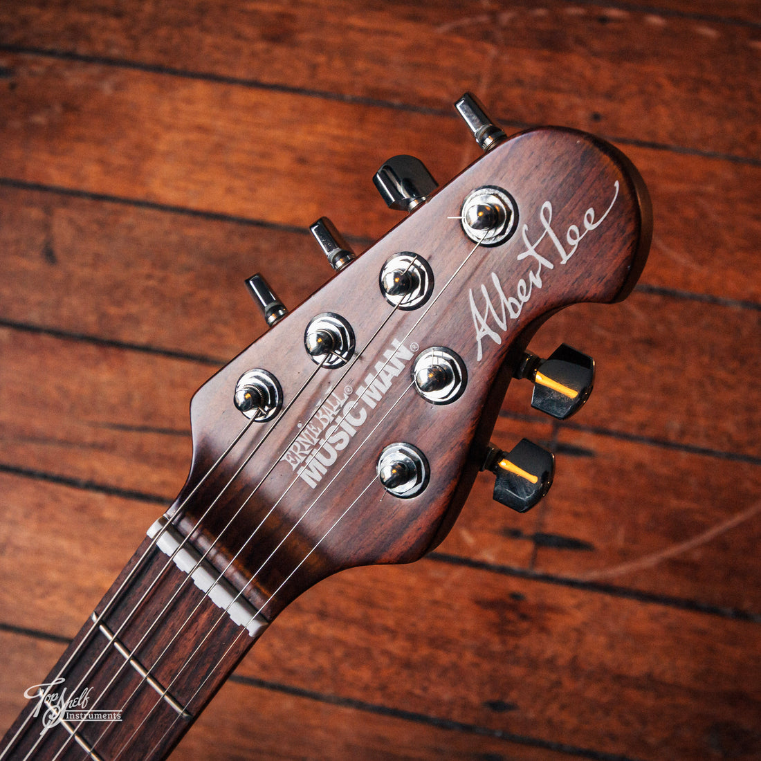 Ernie Ball Music Man Albert Lee HH Transparent Walnut 2018