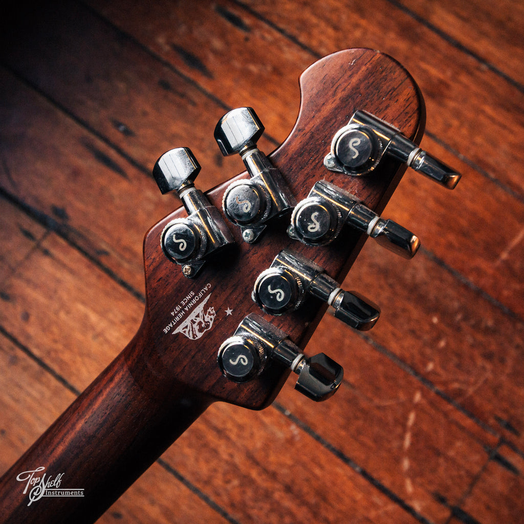 Ernie Ball Music Man Albert Lee HH Transparent Walnut 2018