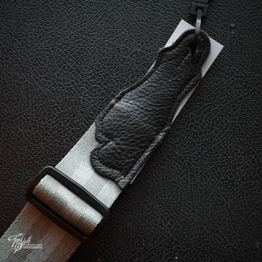 Franklin "The Aviator" 2" Seat Belt Guitar Strap - Silver