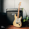 Fender Japan '72 Stratocaster ST72-95DM Yellow White 1989