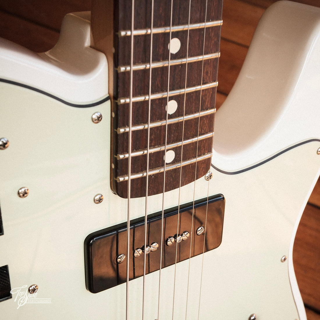 Fender Chris Shiflett Telecaster Deluxe Build P90s Olympic White 2026