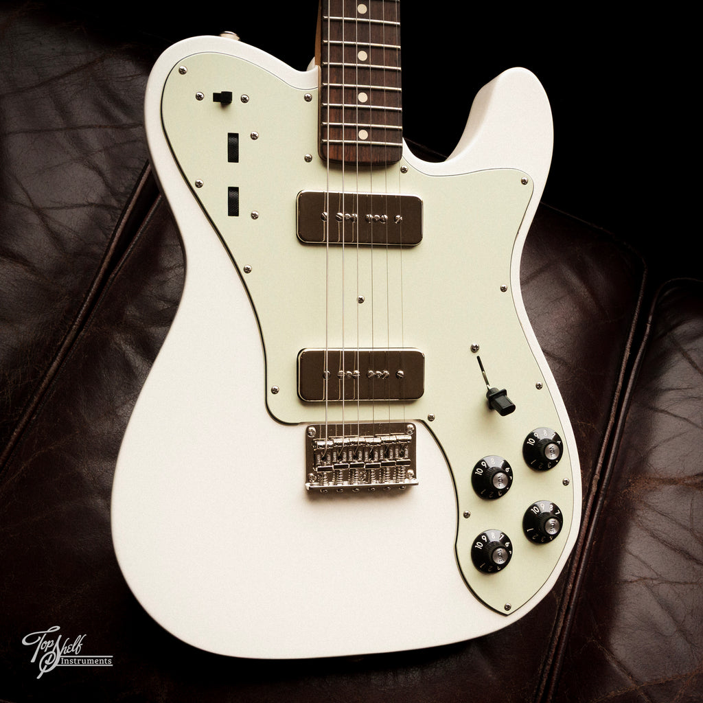 Fender Chris Shiflett Telecaster Deluxe Build P90s Olympic White 2024