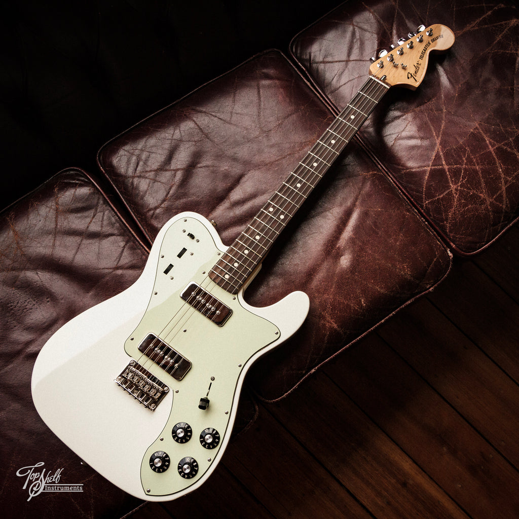 Fender Chris Shiflett Telecaster Deluxe Build P90s Olympic White 2024