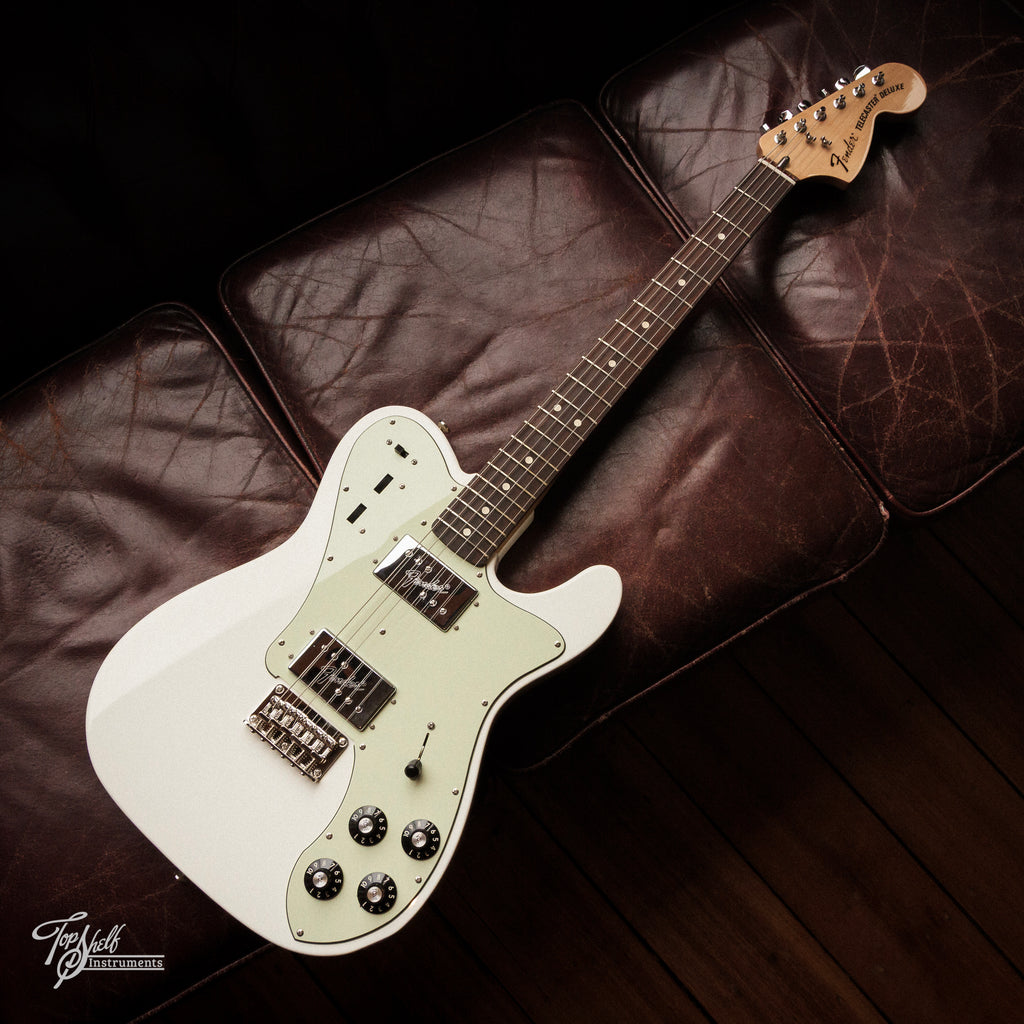 Fender Chris Shiflett Telecaster Deluxe Build WRHBs Olympic White 2024