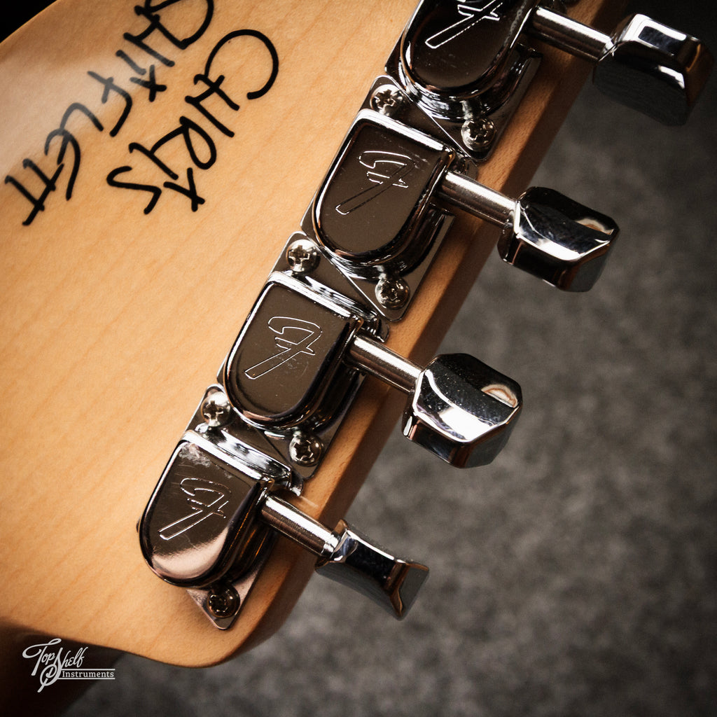 Fender Chris Shiflett Telecaster Deluxe Build WRHBs Olympic White 2024