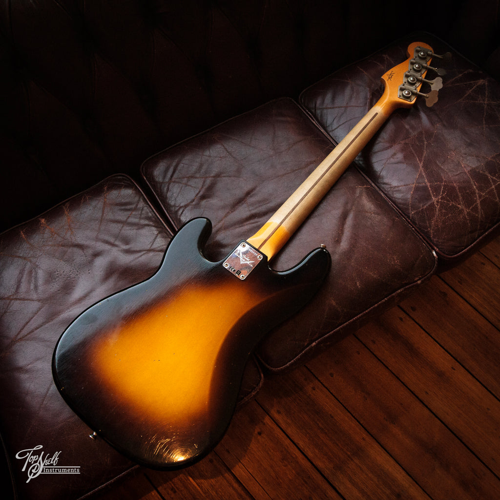 Fender Custom Shop '57 Precision Bass Sunburst Journeyman Relic 2021