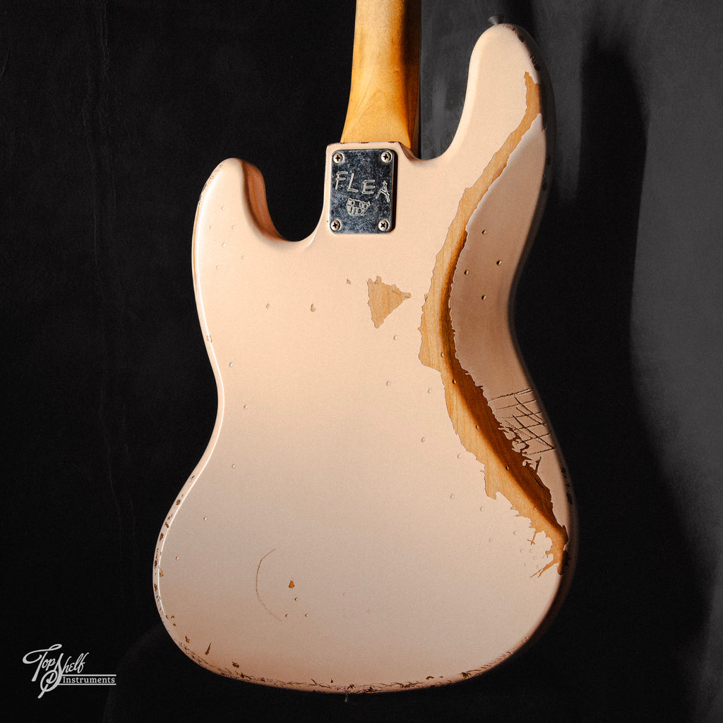 Fender Flea Jazz Bass Faded Shell Pink 2024