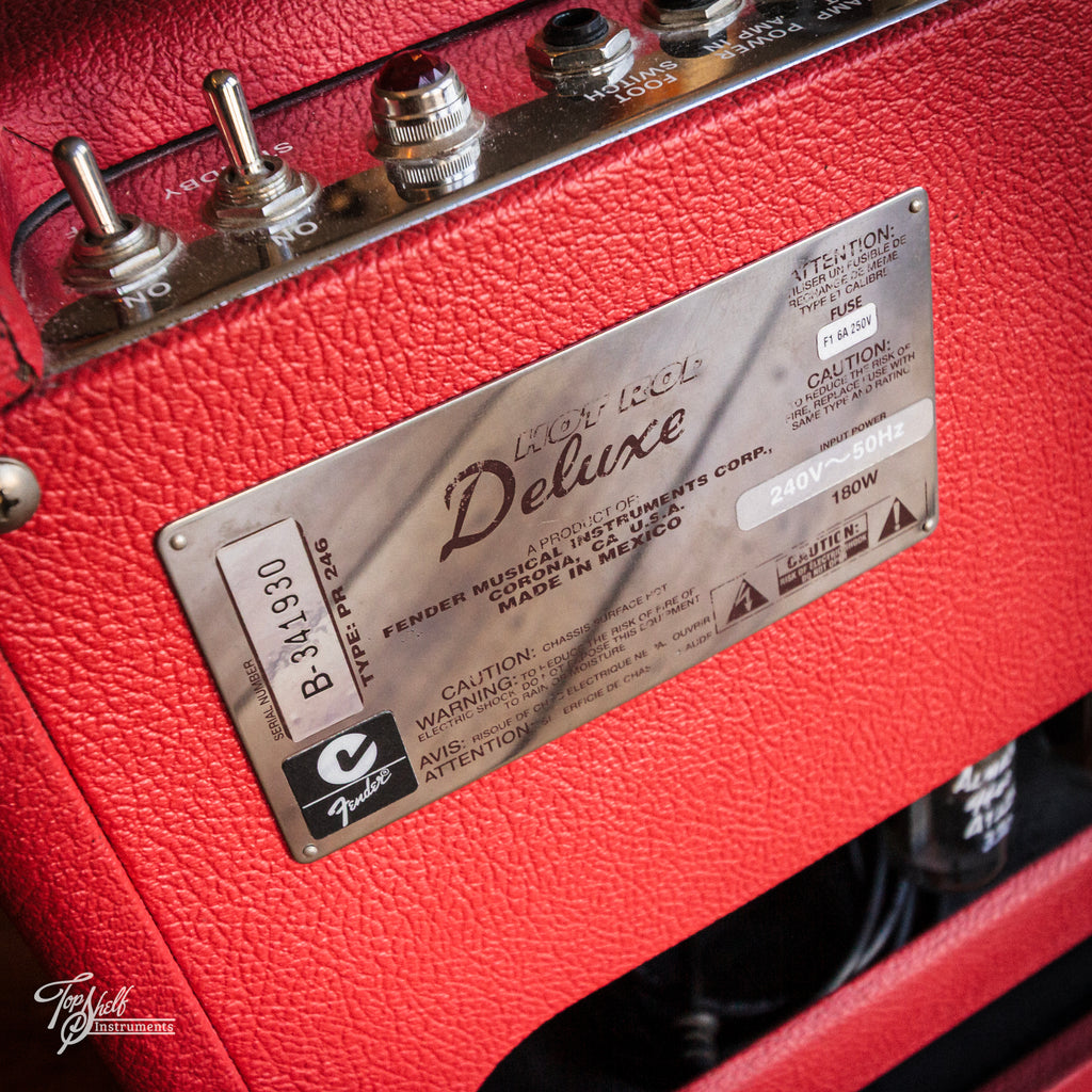 Fender Hot Rod Deluxe II Texas Red 1x12 Guitar Combo Amp