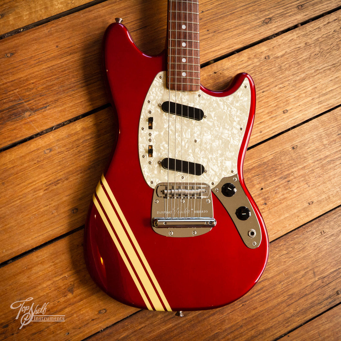 Fender Japan MG73/CO Mustang Competition Candy Apple Red 2008